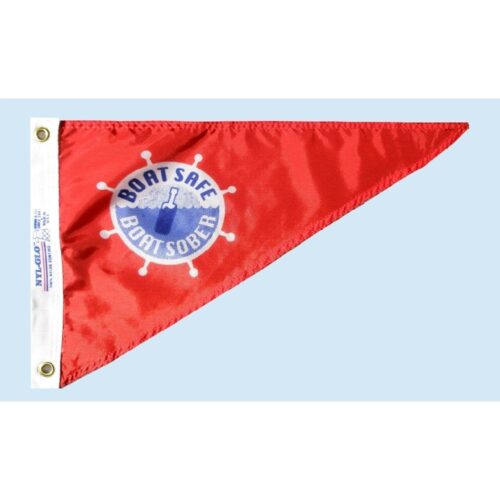 Boat Safe Sober Pennant Flag Grommets