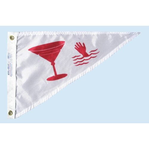Cocktail Pennant Flag Grommets Finish