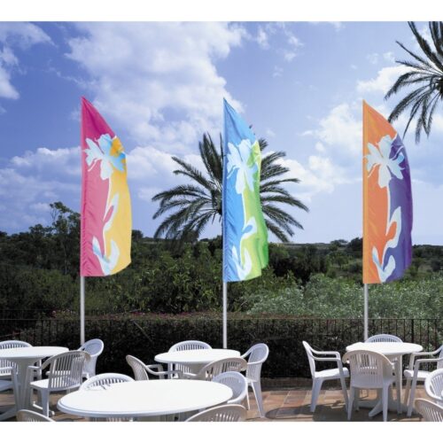 Feather Flag Flagpole Fiberglass Finish