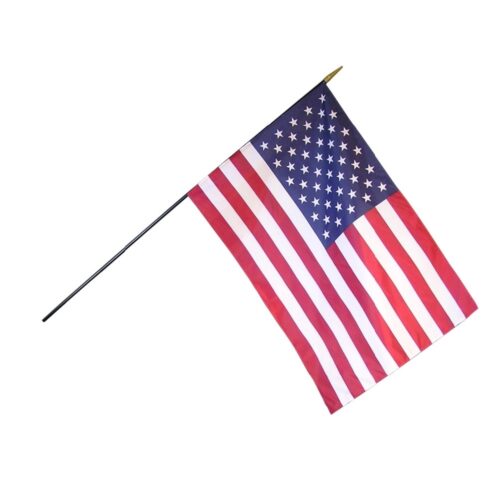 Nylon American Flag Mounted