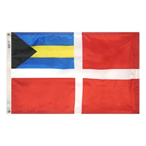 Nylon Bahamas Courtesy Flag Grommets Finish