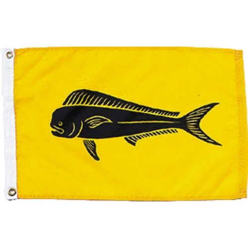 Dolphin Flag Grommets Finish