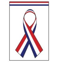Red, White, Blue Ribbon Banner - Grommets