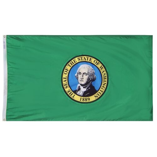 Washington Flag Grommets Finish