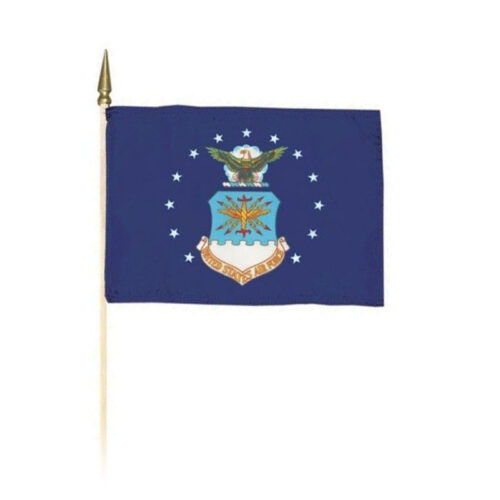 Nylon United States Air Force Stick Flag Finish