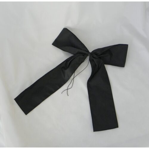 16 Inch Black Nylon Mourning Bow