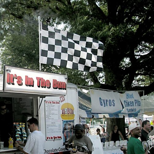Checkered Flag Mounted Finish
