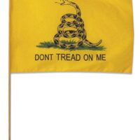 Polycotton Gadsden Flag - Mounted