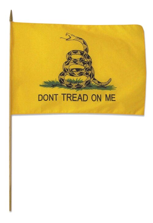 Polycotton Gadsden Flag Mounted Finish