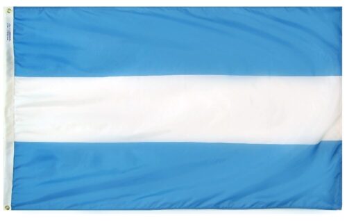 Nylon Argentina Civil Flag Grommets Finish