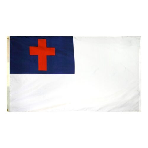 Christian Flag Grommets Finish