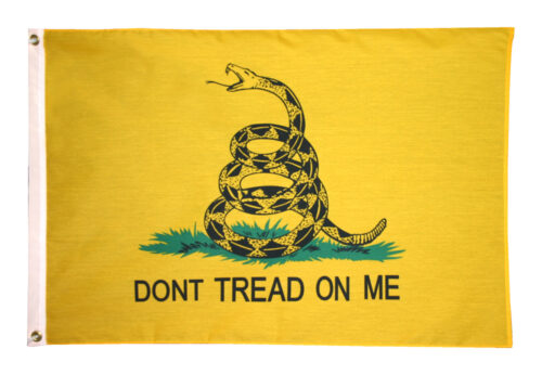 Polycotton Gadsden Flag Grommets Finish