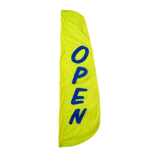 Open Feather Flag