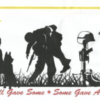 All Gave Some-some Gave All Flag - Grommets