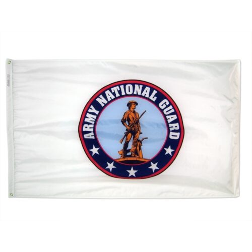 US Army National Guard Flag Grommets Finish