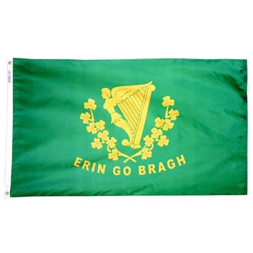 Erin go Bragh Flag Grommets Finish