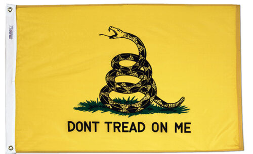Nylon Gadsden Flag Grommets Finish