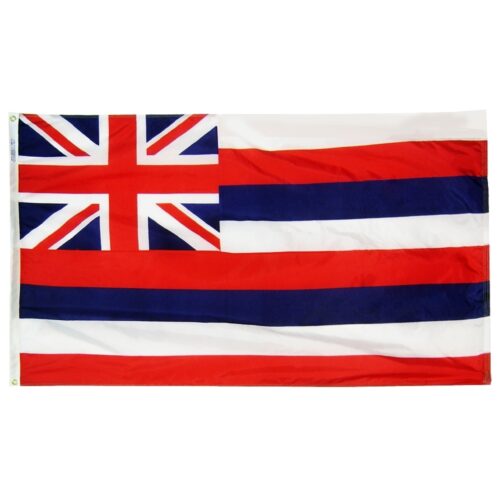 Hawaii Flag Grommets Finish