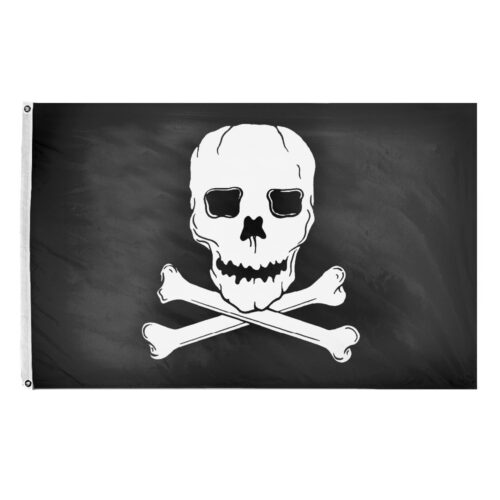 Jolly Roger Flag Grommets Finish