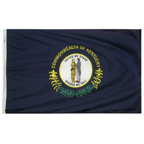 Kentucky Flag Grommets Finish