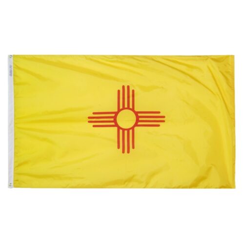 New Mexico Flag Grommets Finish