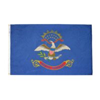 North Dakota Flag - Grommets
