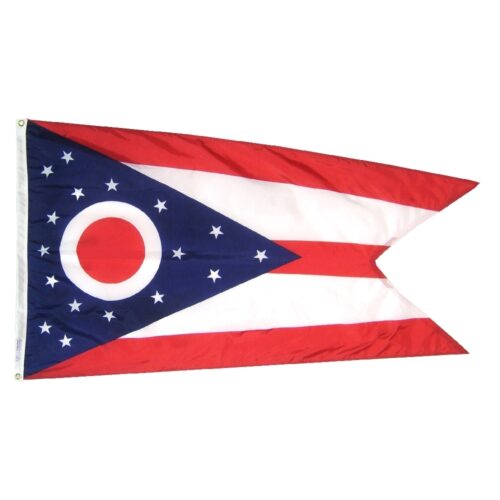 Ohio Flag Grommets Finish