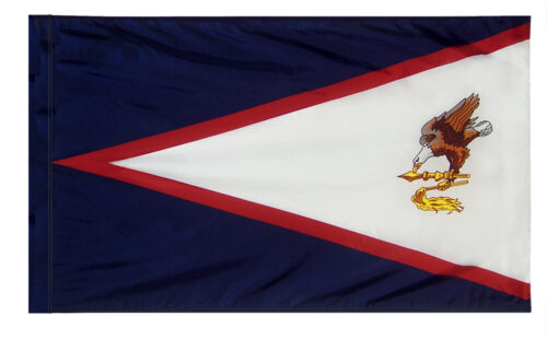 American Samoa Flag Pole Hem Finish