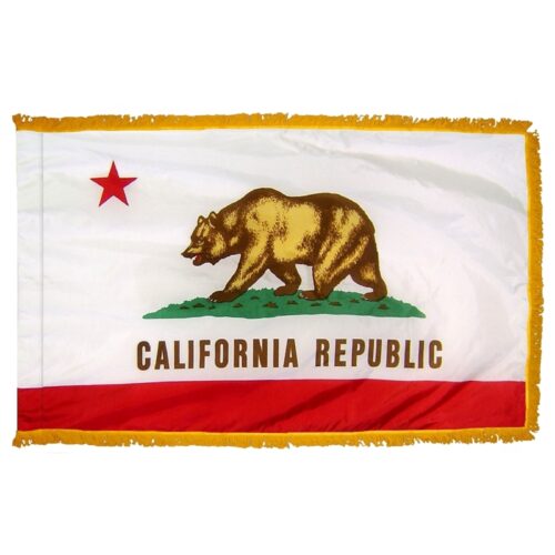California Flag Fringe Finish