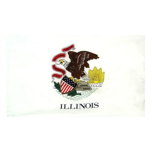 Illinois Flag Pole Hem Finish