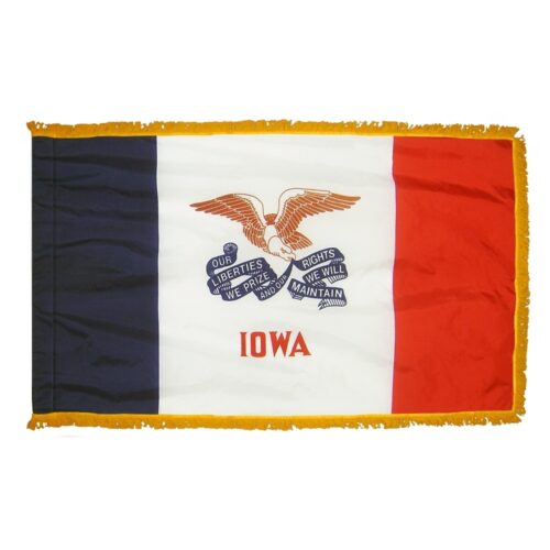 Iowa Flag Fringe Finish