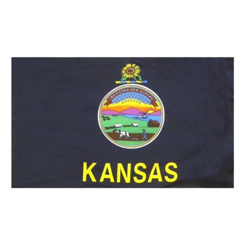Kansas Flag Pole Hem Finish