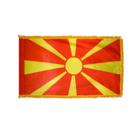 North Macedonia Flag - Fringe