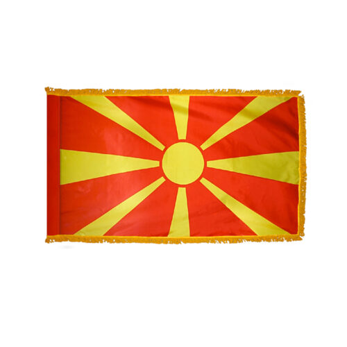 North Macedonia Flag Fringe
