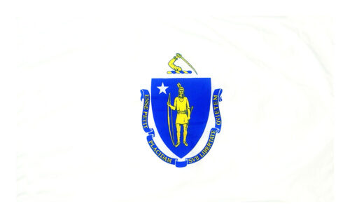 Massachusetts Flag Fringe Finish