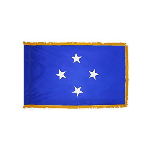 Premium Micronesia Flag Fringe Finish