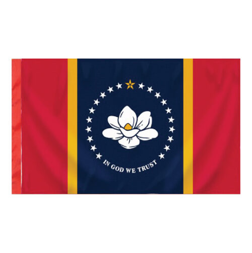 Mississippi Flag Pole Hem Finish