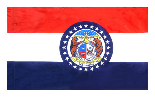 Missouri Flag Pole Hem Finish