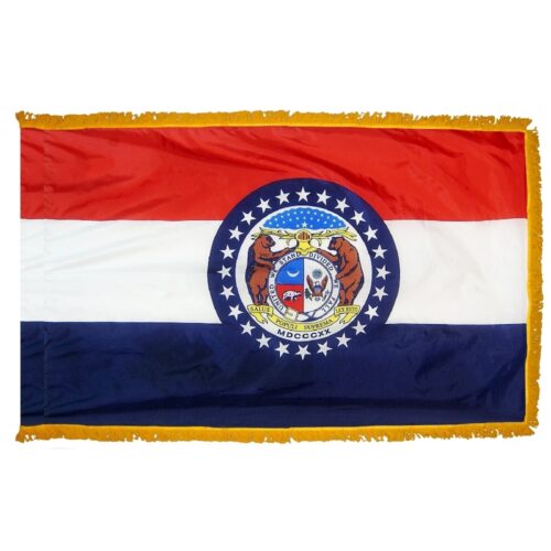 Missouri Flag Fringe Finish