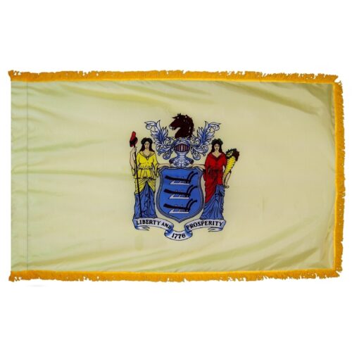 New Jersey Flag Fringe Finish