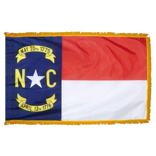 North Carolina Flag Fringe Finish