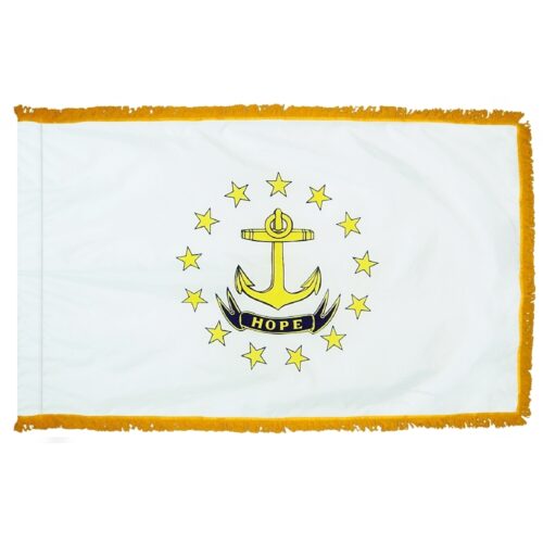 Rhode Island Flag Fringe Finish