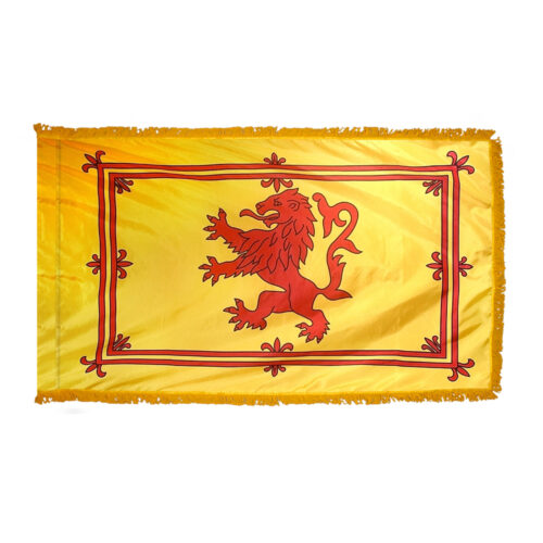 Scottish Rampant Lion Flag Fringe