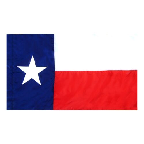 Texas Flag Pole Hem Finish