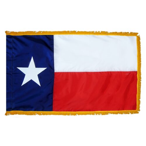 Texas Flag Fringe Finish