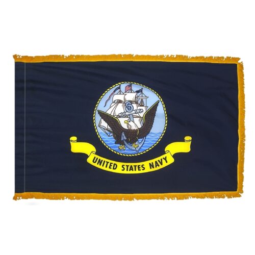 US Navy Flag Fringe Finish