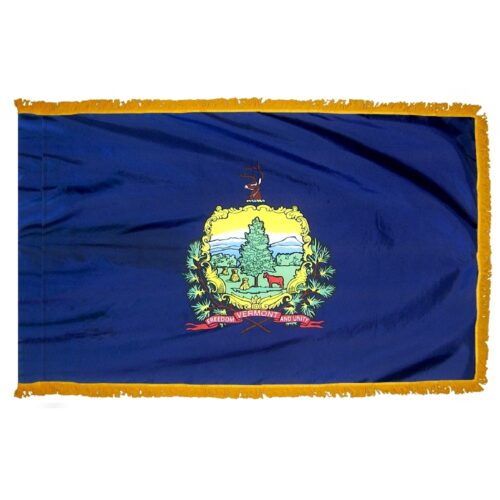 Vermont Flag Fringe Finish