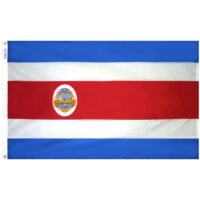 Costa Rica Government Flag - Grommets