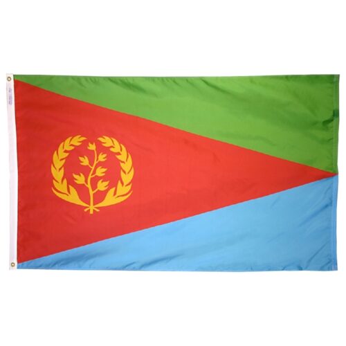 Eritrea Flag Grommets Finish
