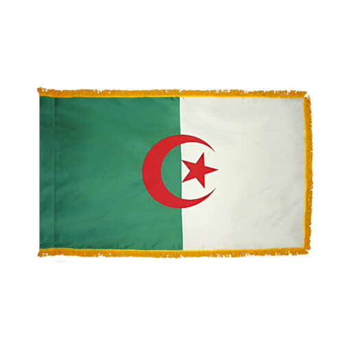 Algeria Flag Fringe Finish
